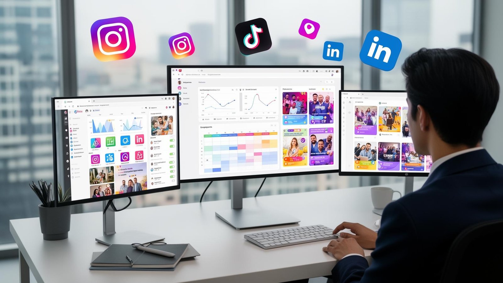 Developer coding a website interface